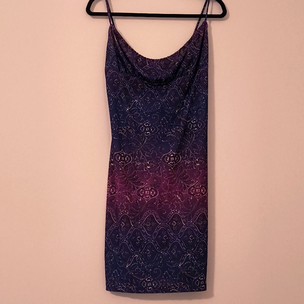Vintage Y2K Boho Patterned Dress
